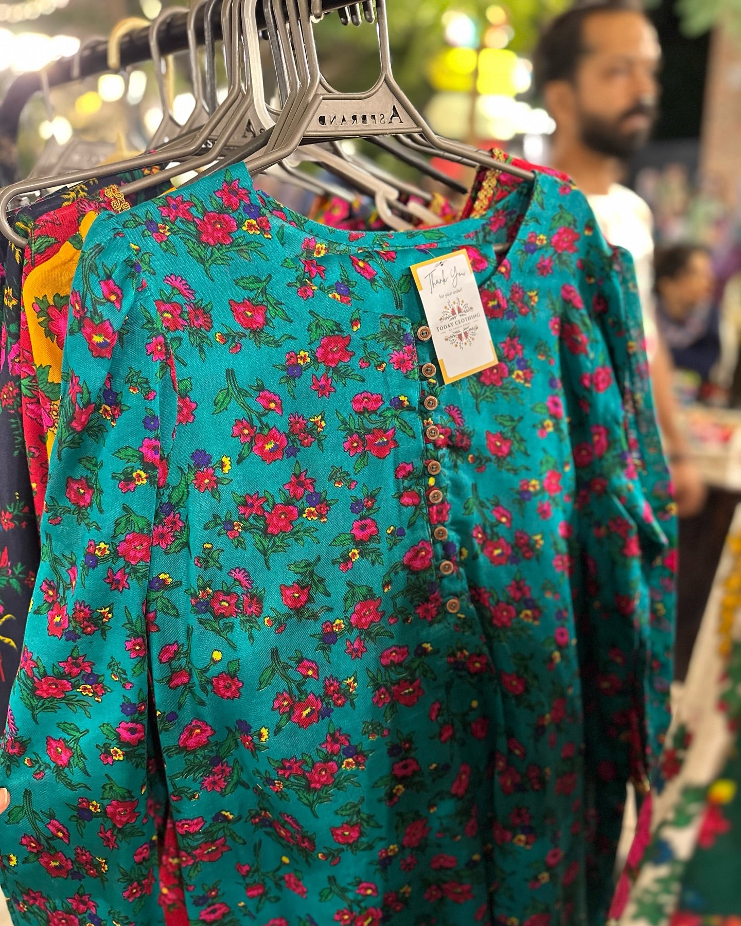 Asmani Blue matching set