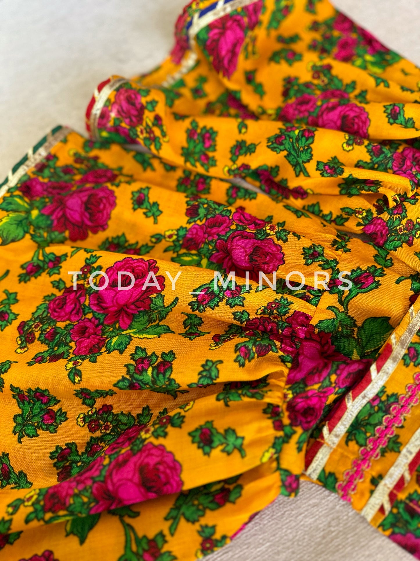 Serah Mustard Gharara Set
