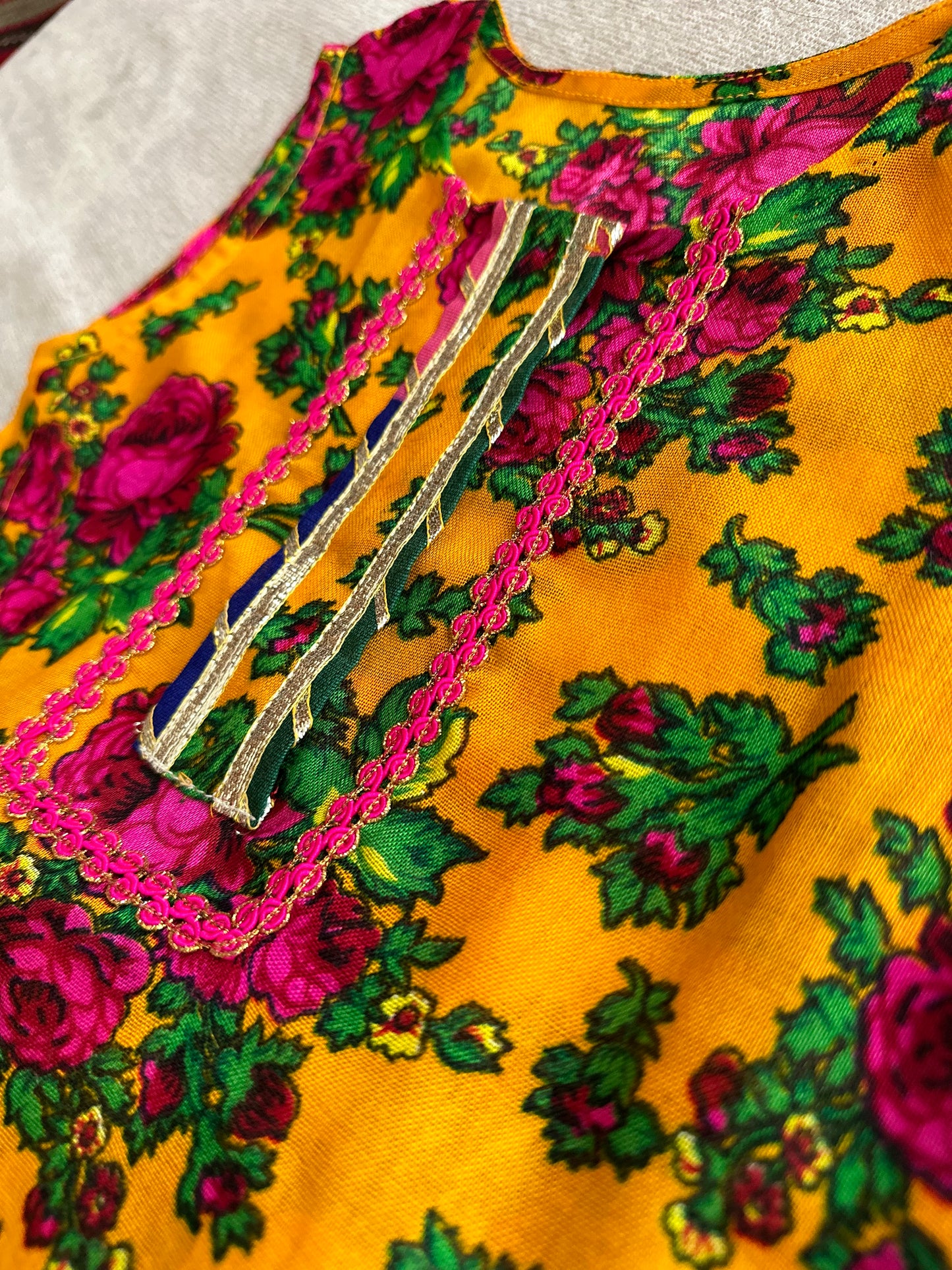 Serah Mustard Gharara Set