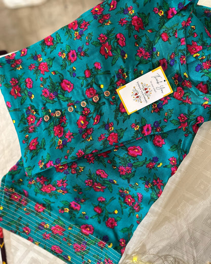 Asmani Blue matching set
